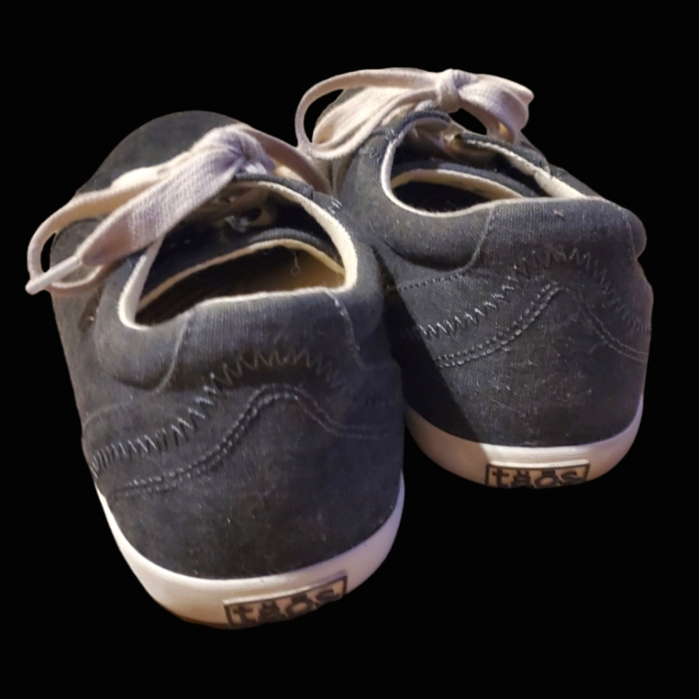 Taos Women's Star Canvas Sneaker Charcoal Wash 8 M - Picture 6 of 9